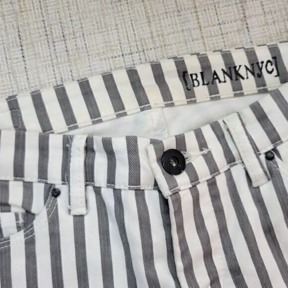 BLANKNYC The Stick‎ Shift Skinny Life Sentence Striped Jeans 26